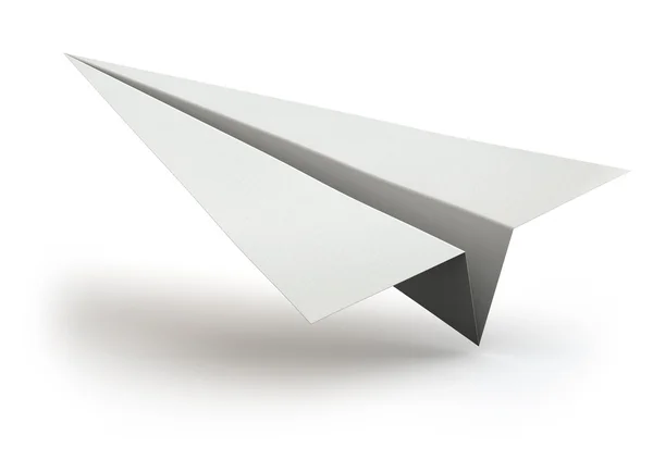 Papier vliegtuig opstijgen-Concept — Stockfoto