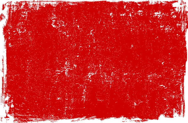 Red grunge scratched background texture — Stock Vector