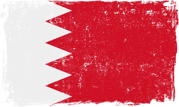 Векторний прапор Бахрейну на білому — стоковий вектор