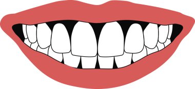 gülümsemek gülümseyen bir ağız insan