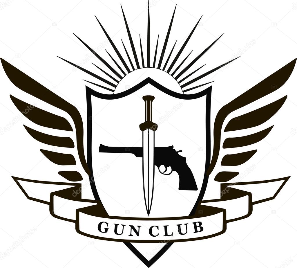 GUN CLUB vintage emblems Stock Vector Image by ©koksikoks 112472408