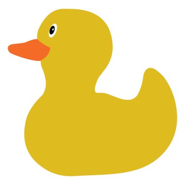 Sarı plastik ördek