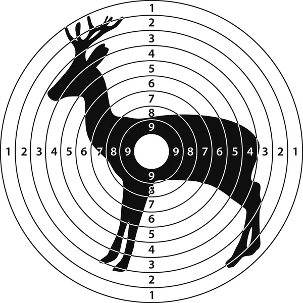roe deer target stock vector image by c koksikoks 120973182