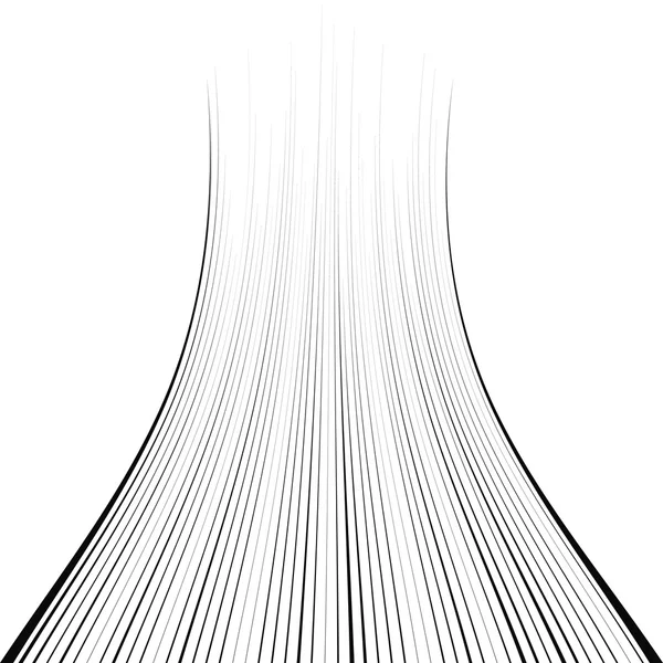 Línea de salto curva — Archivo Imágenes Vectoriales