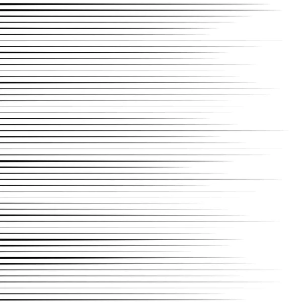 Lignes horizontales vitesse bande dessinée — Image vectorielle