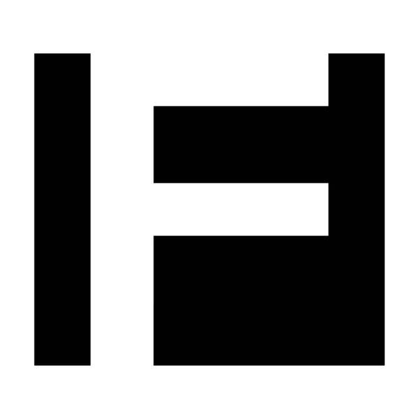 Простий елегантний логотип літери f, вектор Преміум бізнес логотип літери f Графічний абетковий символ для ділового фірмового стилю — стоковий вектор