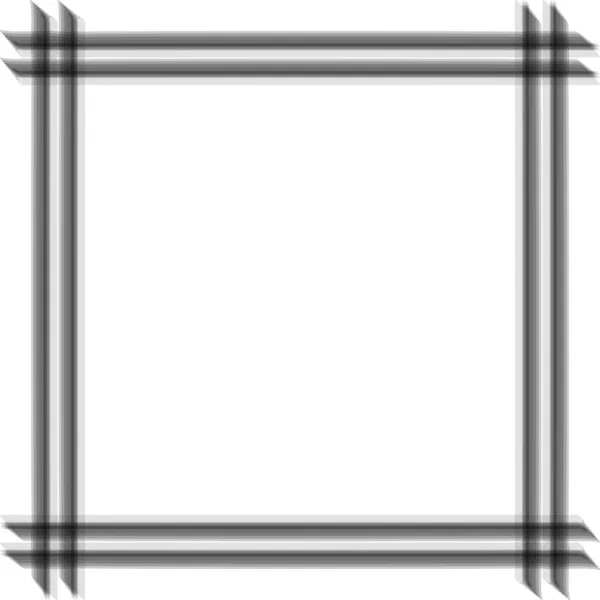 Résumé flou sans cadre photo focus, cadre carré vectoriel sans focus — Image vectorielle
