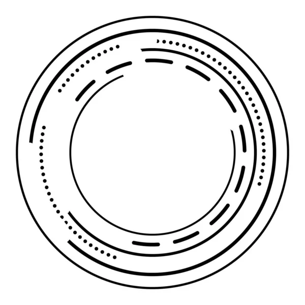 Foto video icoon camera lens symbool van de fotografie studio optica doelstelling — Stockvector