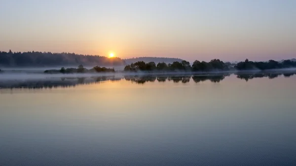 Sunrise on the Volga — 스톡 사진