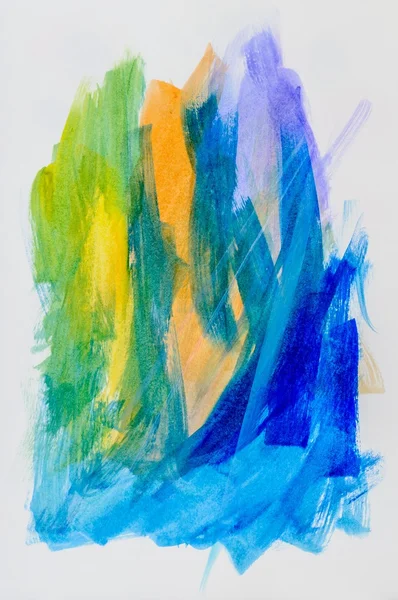 抽象的な絵画、色インク ・紙. — ストック写真