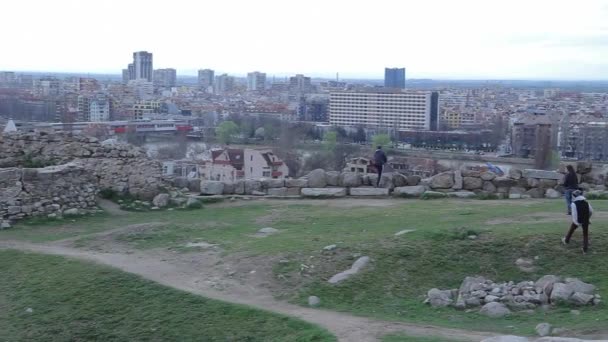 Plovdiv - europeisk kulturhuvudstad kultur 2019 — Stockvideo