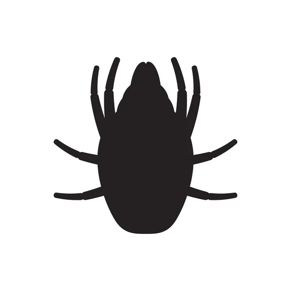 Simge toz klescha. Siluet toz mite.