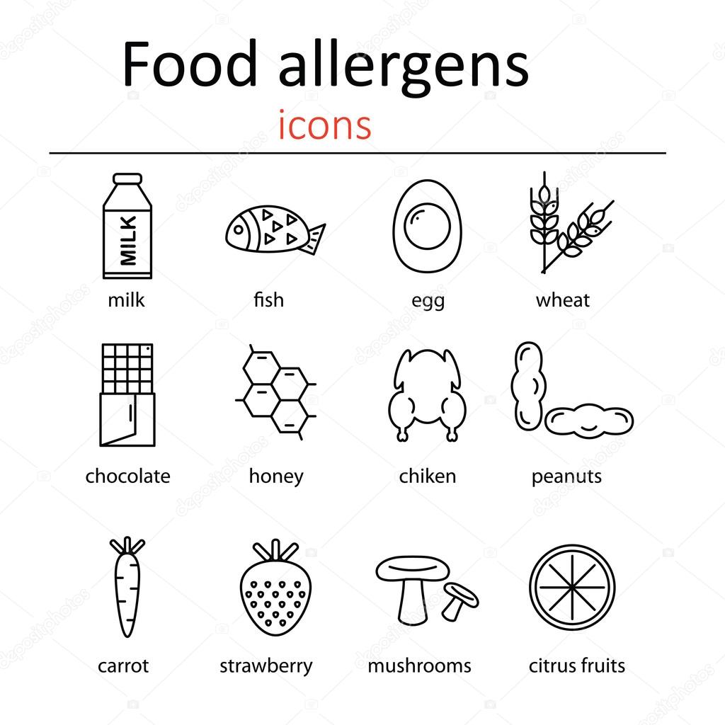 SCARICARE ICONE ALLERGENI DA