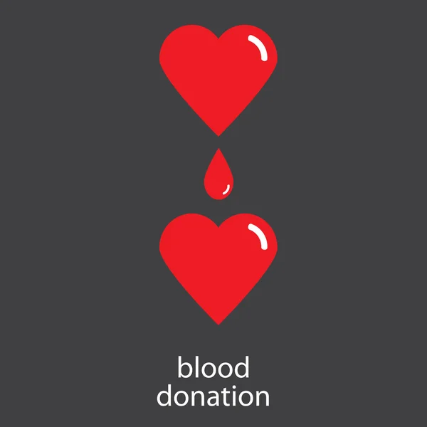 Донорство крови. Переливание крови . — стоковый вектор