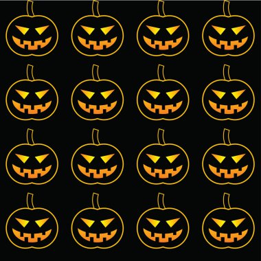 Halloween pumpkins ile desen