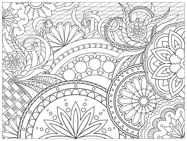 Picture in zentangle style — Stock Vector