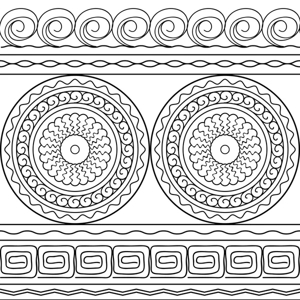 Modello geometrico senza cuciture — Vettoriale Stock