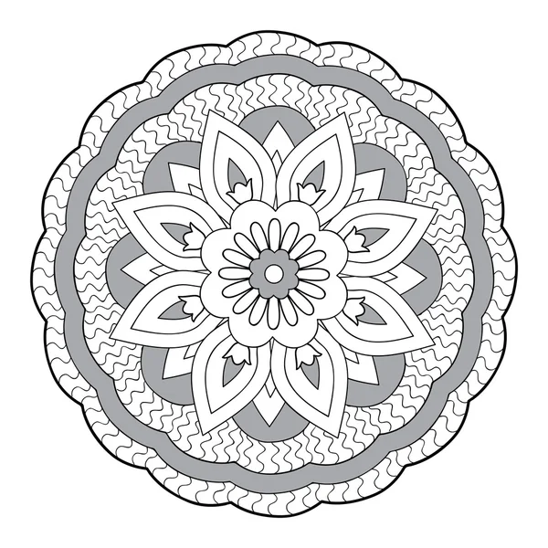 Mandala kézzel rajzolt — Stock Vector