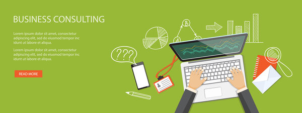 Баннер делового сайта
