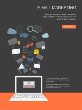 internet pazarlama için Banner