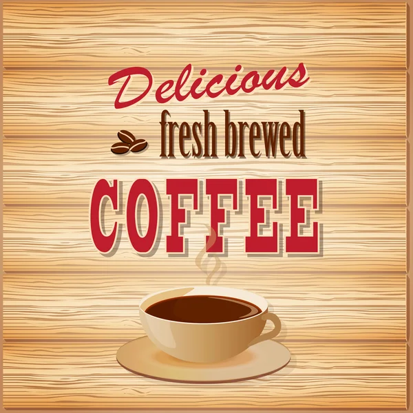 Banner for coffee — Stock Vector