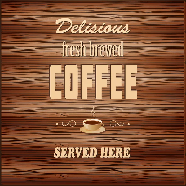 Banner for coffee house — Stock Vector