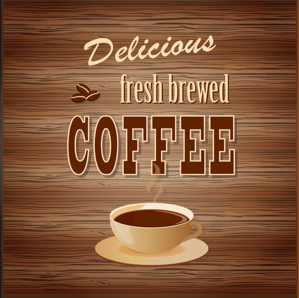 Banner voor koffie — Stockvector