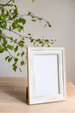 Portre beyaz resim çerçeve modeli 