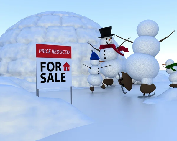 Real Estate - Price Reduced — Zdjęcie stockowe