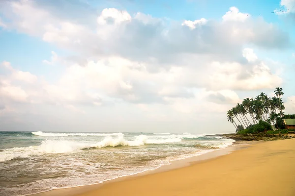Ocean beach. Схід сонця, Шрі-Ланка — стокове фото