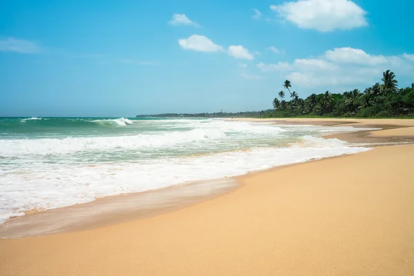 Plaży Koggala, Sri Lanka - egzotyczny widok — Zdjęcie stockowe