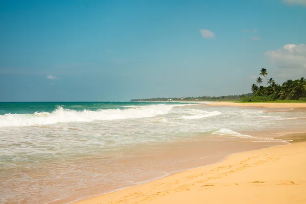 Plaży Koggala, Sri Lanka - egzotyczny widok — Zdjęcie stockowe