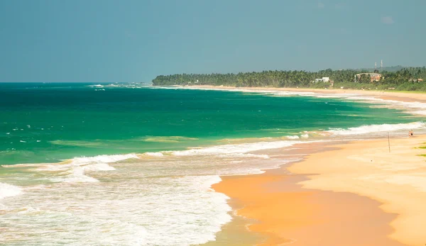 Plaży Koggala, Sri Lanka - egzotyczny widok — Zdjęcie stockowe