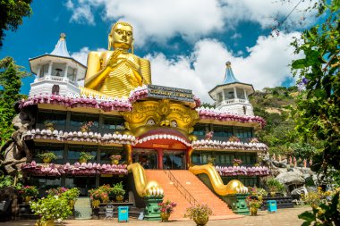 dambulla, sri lanka tapınakta mağara. 