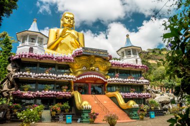 dambulla, sri lanka tapınakta mağara. 