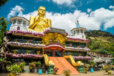 dambulla, sri lanka tapınakta mağara. 