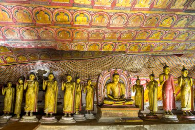 dambulla, sri lanka tapınakta mağara. 