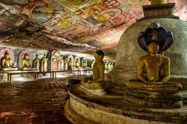 dambulla, sri lanka tapınakta mağara. 
