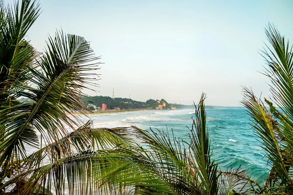 Natureza da Ásia, Sri Lanka. Paisagens marítimas perto de Matara . — Fotografia de Stock