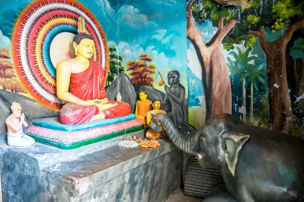 Weherahena buddhistiska tempel, Sri Lanka — Stockfoto