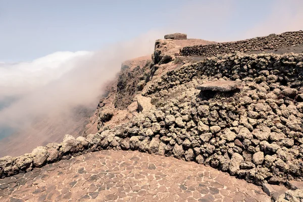 View Landscape Mirador Del Rio Lanzarote Canary Island Spain — Stock Photo, Image