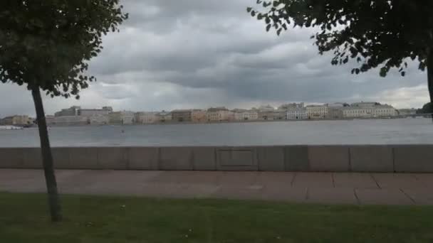 San Petersburgo Rusia Septiembre 2019 Vista Casual Famosa Arquitectura Las — Vídeo de stock