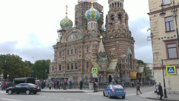 Sankt Petersburg Russland September 2019 Lässiger Blick Auf Die Berühmte — Stockvideo