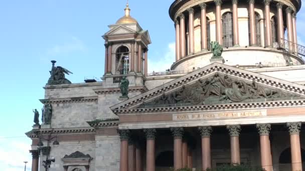 San Petersburgo Rusia Septiembre 2019 Vista Casual Famosa Arquitectura Las — Vídeo de stock