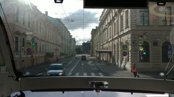 Sankt Petersburg Ryssland September 2019 Ledig Utsikt Över Den Berömda — Stockvideo