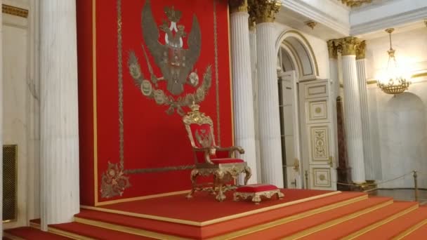 San Petersburgo Rusia Septiembre 2019 Vista Casual Del Interior Del — Vídeos de Stock