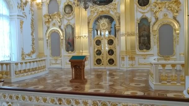 Saint Pétersbourg Russie Septembre 2019 Vue Décontractée Sur Intérieur Ermitage — Video