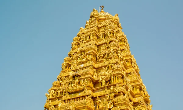 Храм Мурудешвара и пляж Индии — стоковое фото