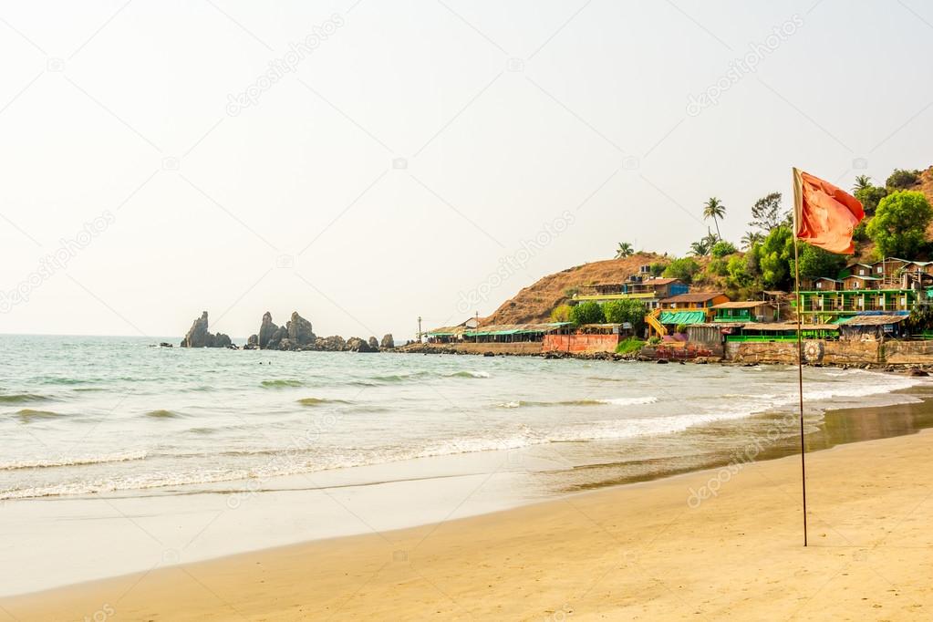 Murudeshwara temple and India beach