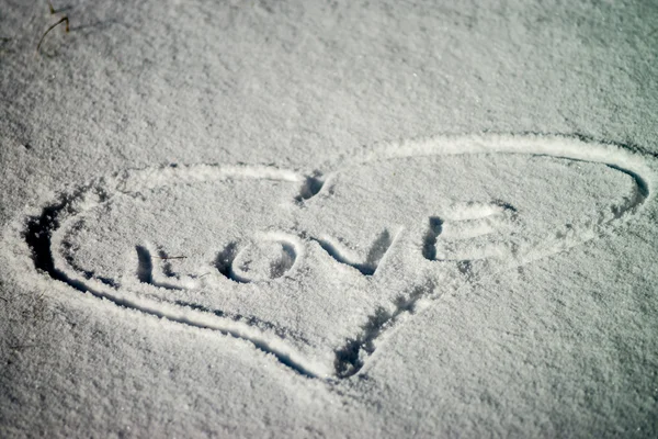 Sneeuw textuur, teken — Stockfoto